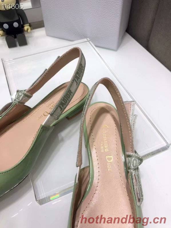 JADIOR SLINGBACK BALLERINA FLAT Calfskin Dior772DJ-3