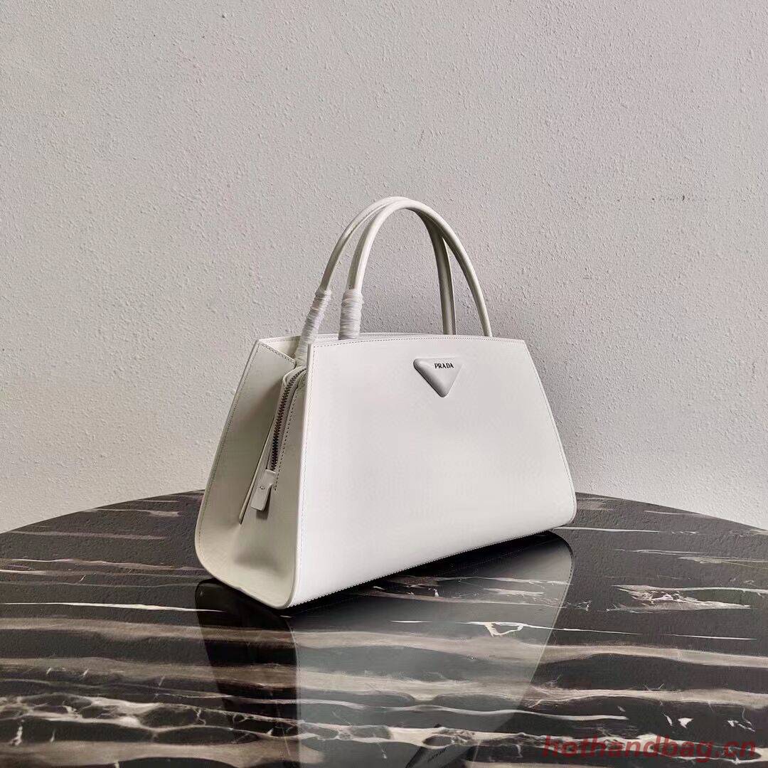 Prada Nappa Leather Prada Symbole bag 1BB327 white