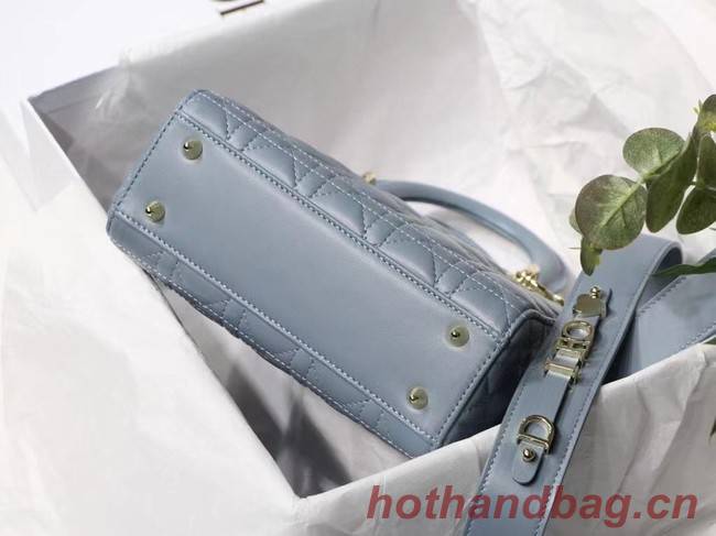 LADY DIOR MY ABCDIOR BAG Cannage Lambskin M0538O grey