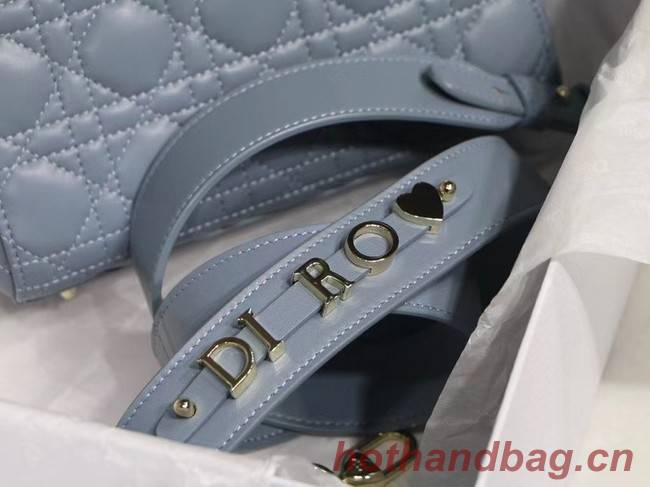 LADY DIOR MY ABCDIOR BAG Cannage Lambskin M0538O grey