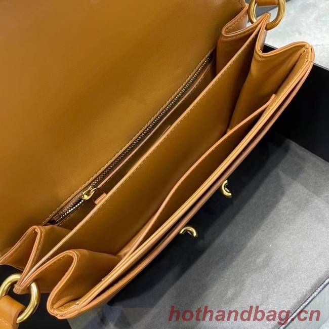 YSL LE MAILLON SATCHEL IN SMOOTH LEATHER 6497952  Apricot