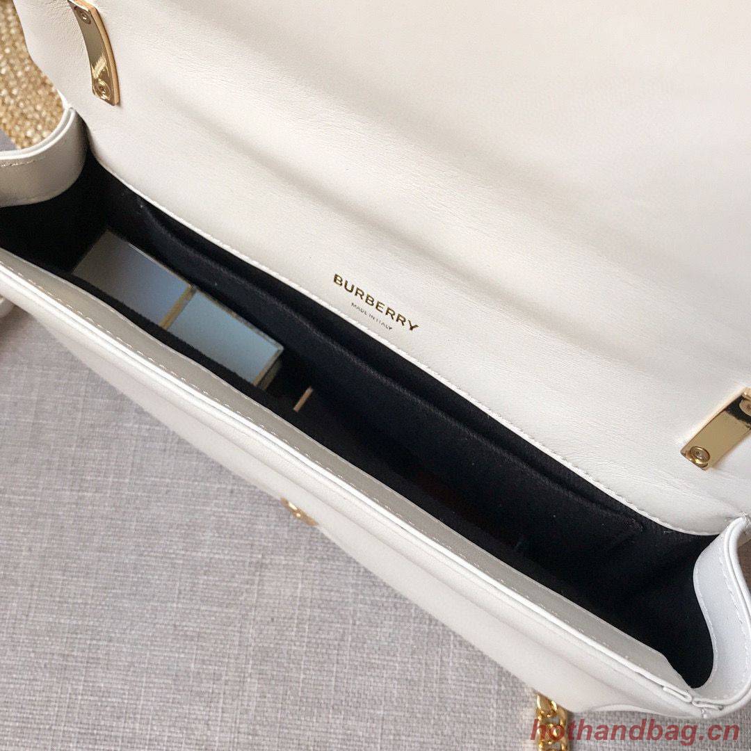 BurBerry Leather Shoulder Bag 7462 White