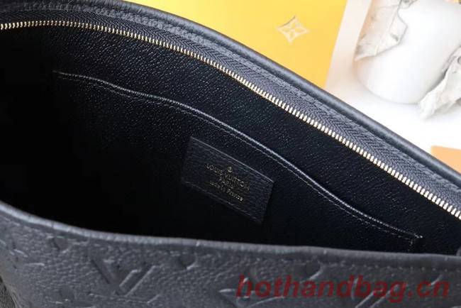 Louis Vuitton Monogram Empreinte POCHETTE VOYAGE MM M41058 black