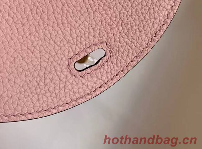 Hermes mini Lindy Original Togo Leather Bag OLD19 pink