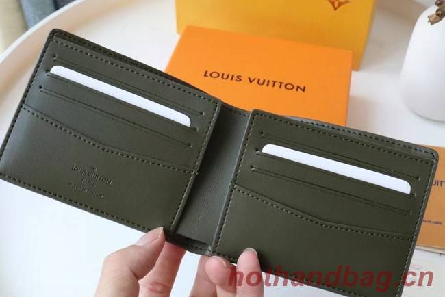 Louis Vuitton ORGANIZER SLENDER WALLET M60332 Khaki