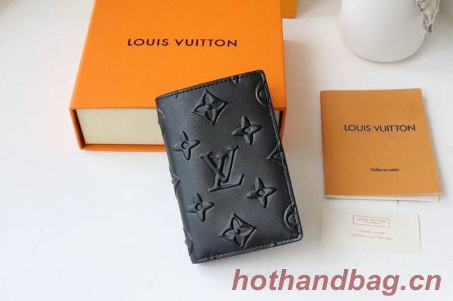 Louis Vuitton POCKER ORGANIZER SLENDER M80508 black