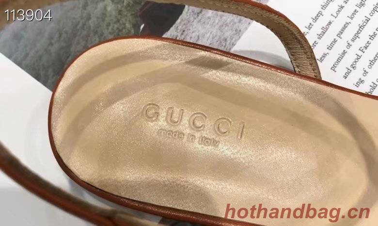 Gucci Leather Double G sandal GG1533BL-8