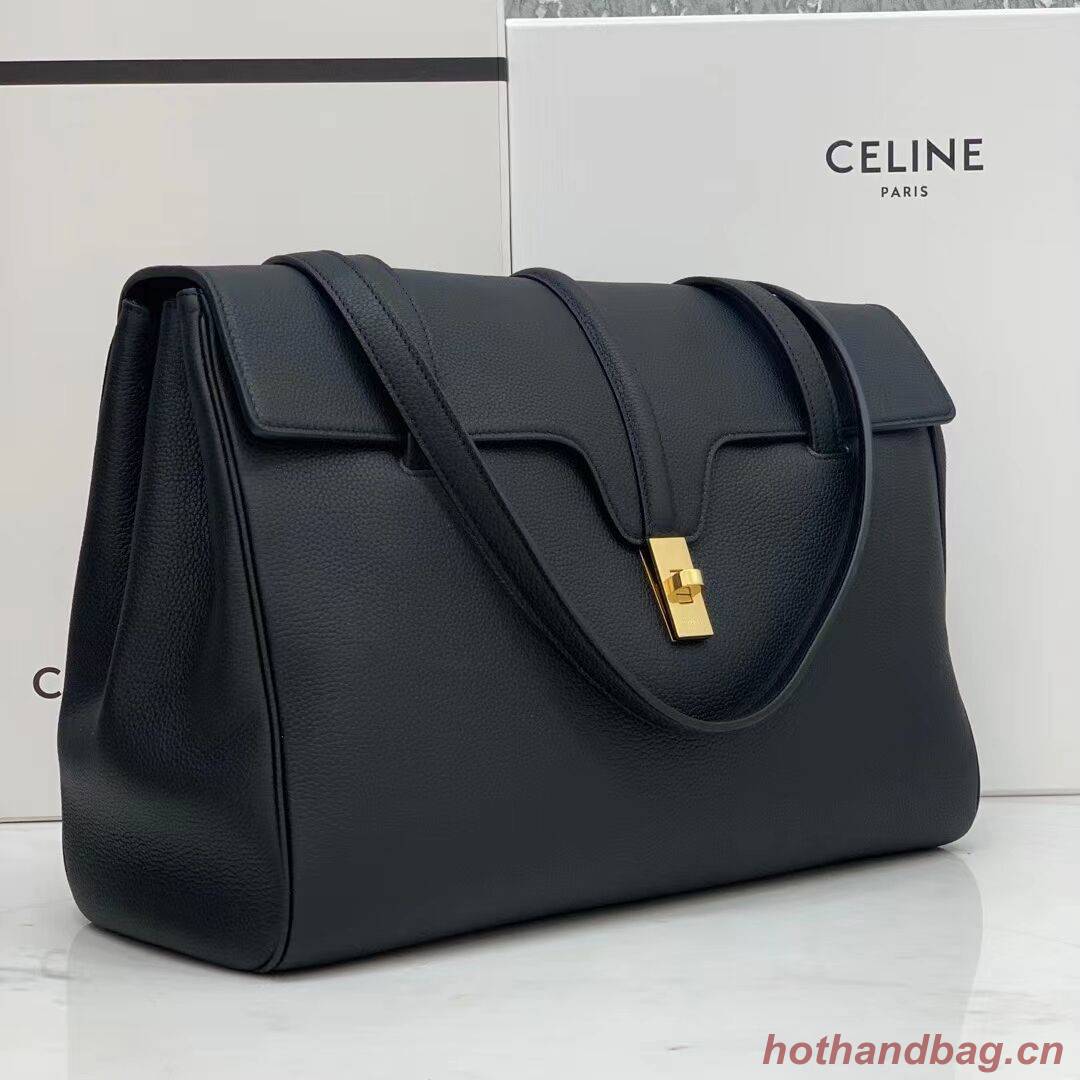 Celine MEDIUM SOFT 16 BAG IN SMOOTH CALFSKIN CR94043 black