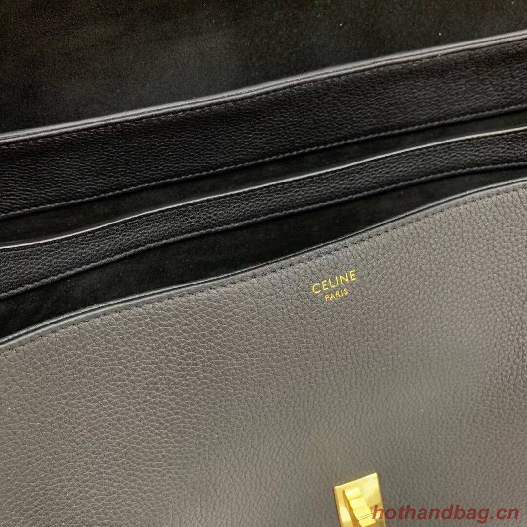 Celine MEDIUM SOFT 16 BAG IN SMOOTH CALFSKIN CR94043 black