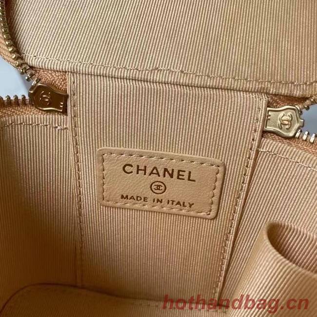 Chanel Original Small classic chain box handbag AP2198 Apricot