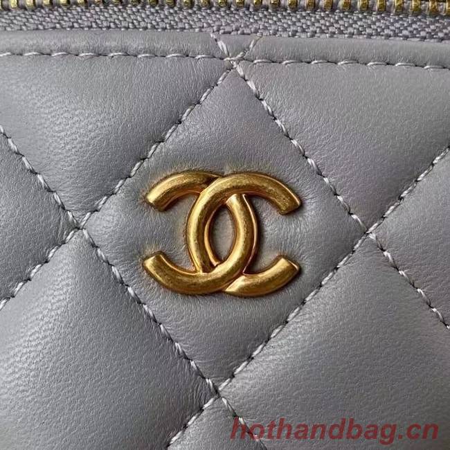 Chanel Original Small classic chain box handbag AP2198 grey