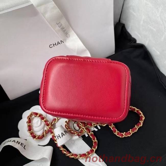 Chanel Original Small classic chain box handbag AP2198 red