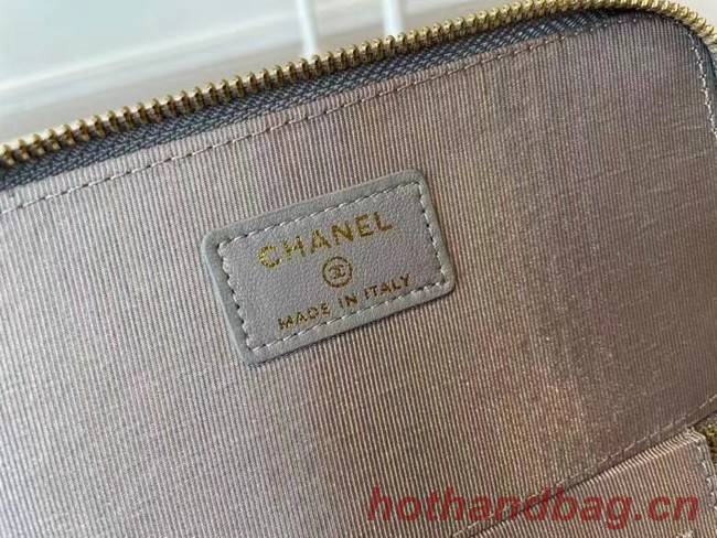 Chanel Original Small classic chain box handbag AP2199 grey