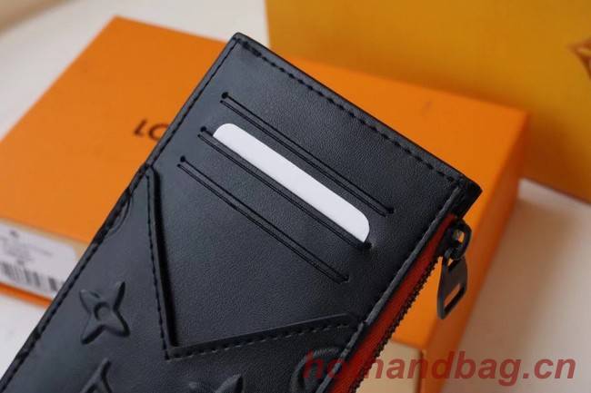 Louis Vuitto COIN CARD HOLDER M80827 black