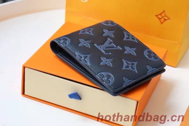 Louis Vuitton MULTIPLE WALLET M70422 Navy Blue