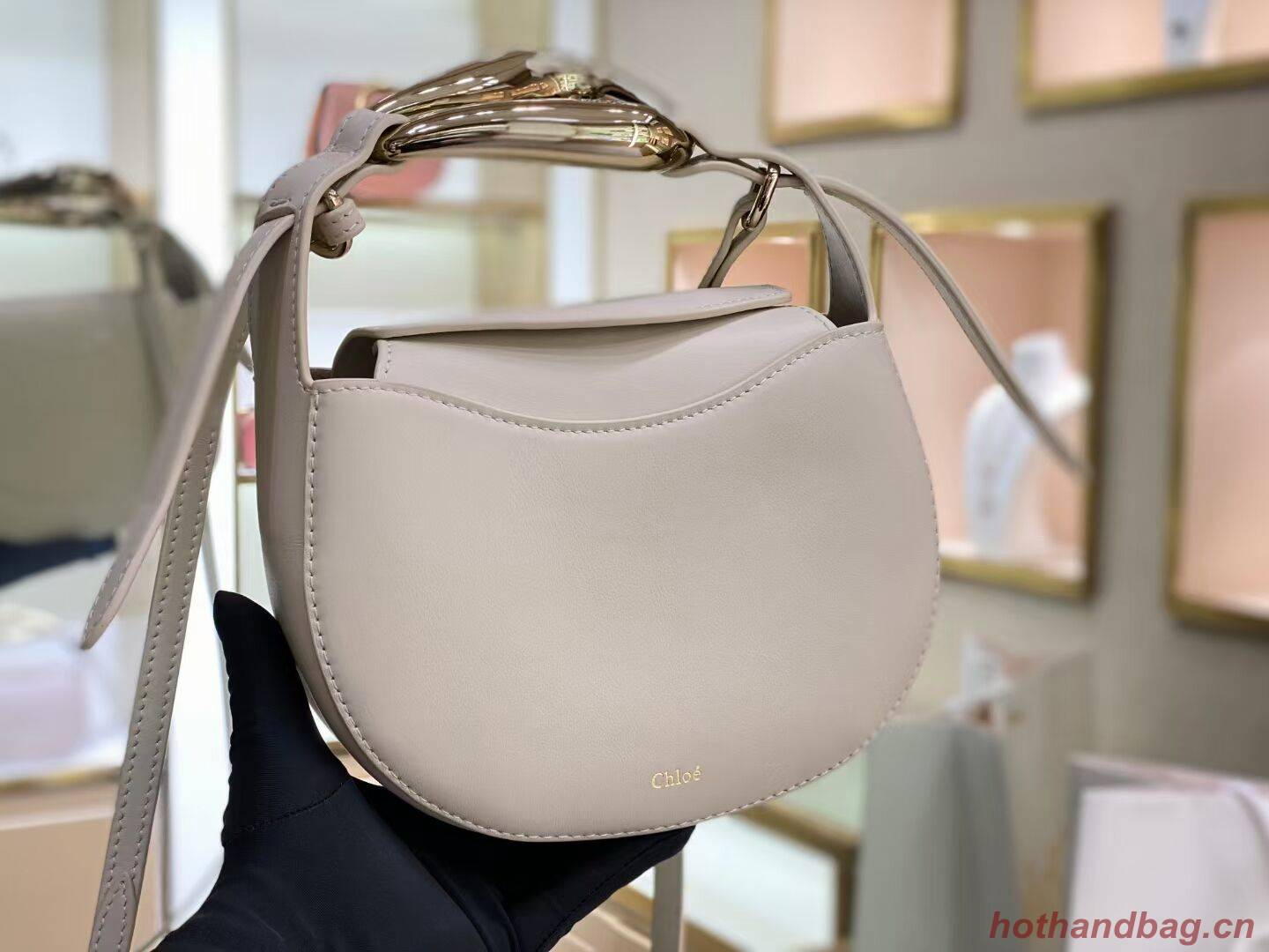 Chloe Original Calfskin Leather Bag 3S1350 cream