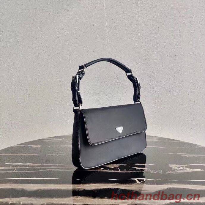 Prada Brushed leather small bag 2AD138 black