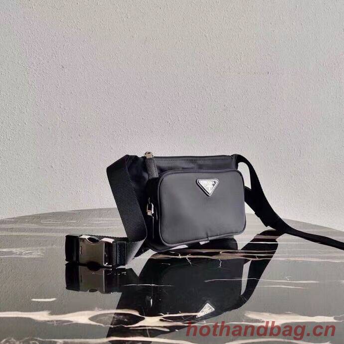 Prada Brushed leather mini bag 2VD128 black