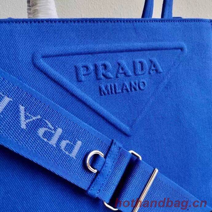 Prada Drill tote bag 1BG382 blue