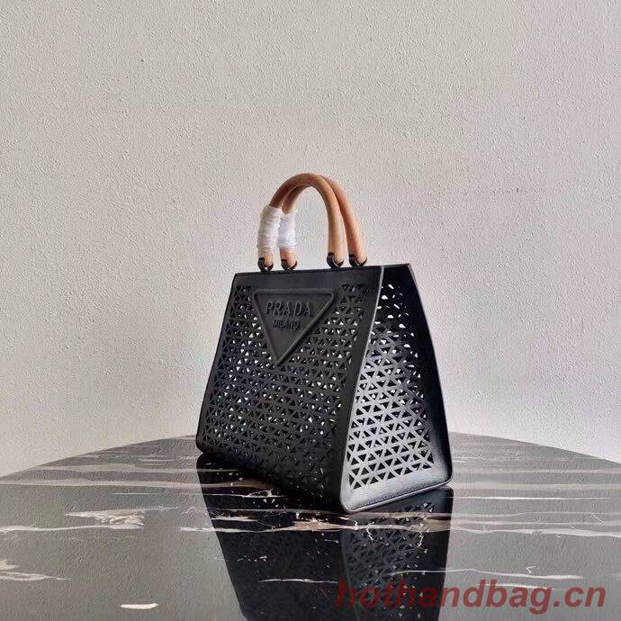 Prada leather tote bag 1AG405 black