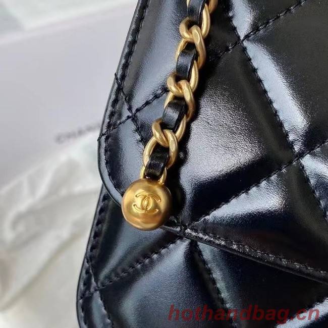 Chanel Flap Shoulder Bag Original leather AS2649 black