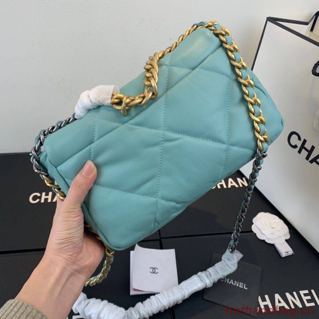 CHANEL 19 Flap Bag AS1160 AS1161 AS1162 Blue Sky