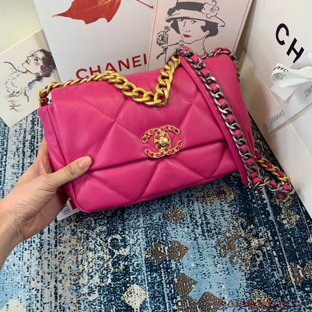 CHANEL 19 Flap Bag AS1160 AS1161 AS1162 Rose