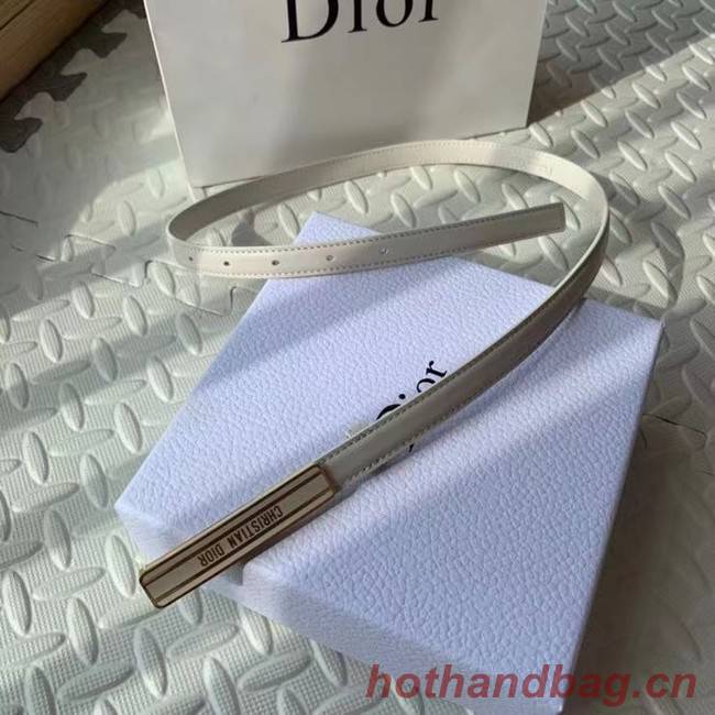 DIOR-ID BELT Raspberry Smooth Calfskin 15 MM B0109UM white