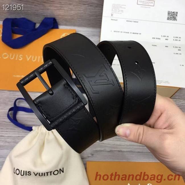 Louis Vuitton REVERSO 40MM REVERSIBLE BELT MP311V black-color hardware