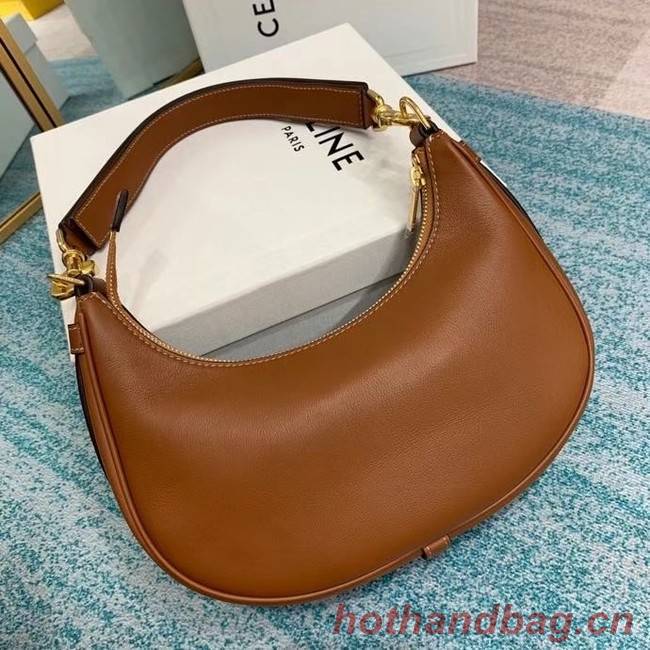 Celine MEDIUM STRAP AVA BAG IN SMOOTH CALFSKIN 196923 TAN