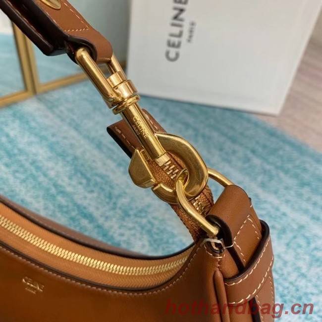 Celine MEDIUM STRAP AVA BAG IN SMOOTH CALFSKIN 196923 TAN