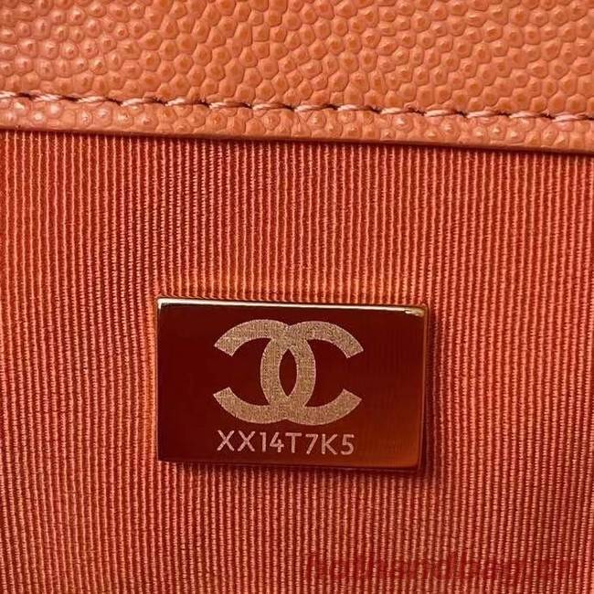 Chanel Flap Shoulder Bag Original leather AS2711 orange