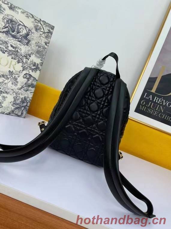 SMALL DIOR BACKPACK Cannage Lambskin M9222U black