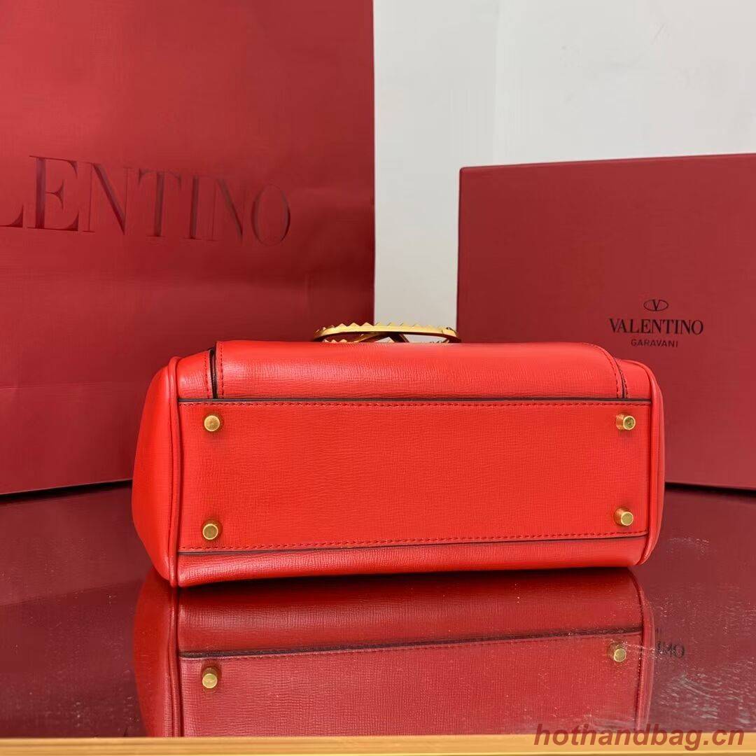 VALENTINO calf leather handbag V0754 red