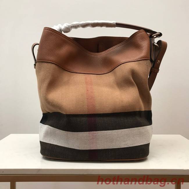 BurBerry Leather Shoulder Bag 3982 brown