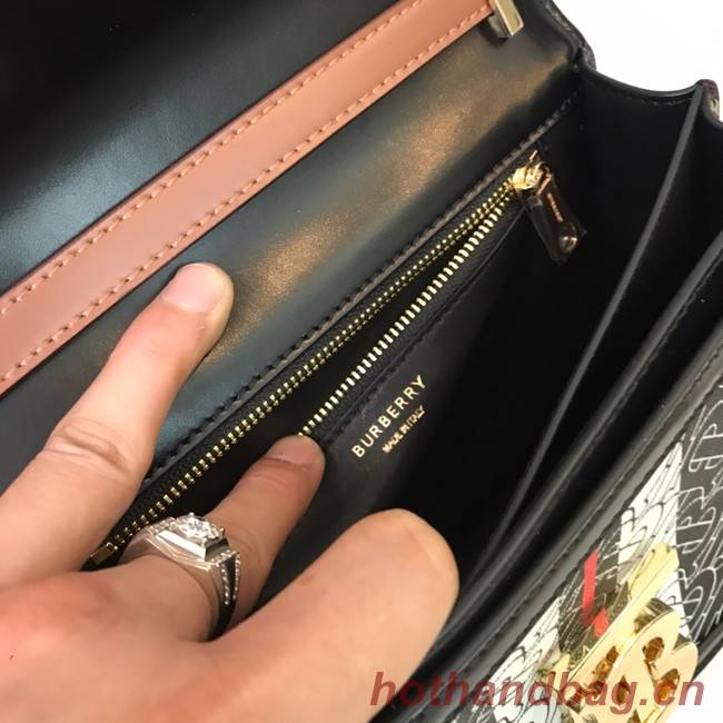 BurBerry Leather Shoulder Bag 80193 black