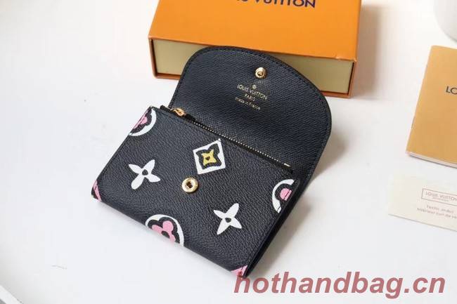 Louis Vuitton ROSALIE COIN PURSE M80755 black