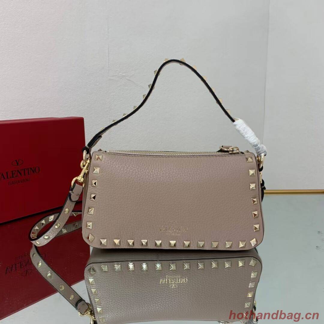 VALENTINO Origianl leather shoulder bag V4700 grey