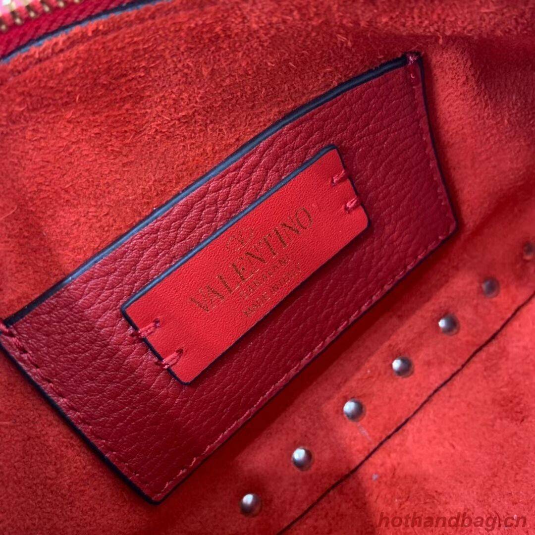 VALENTINO Origianl leather shoulder bag V4700 red