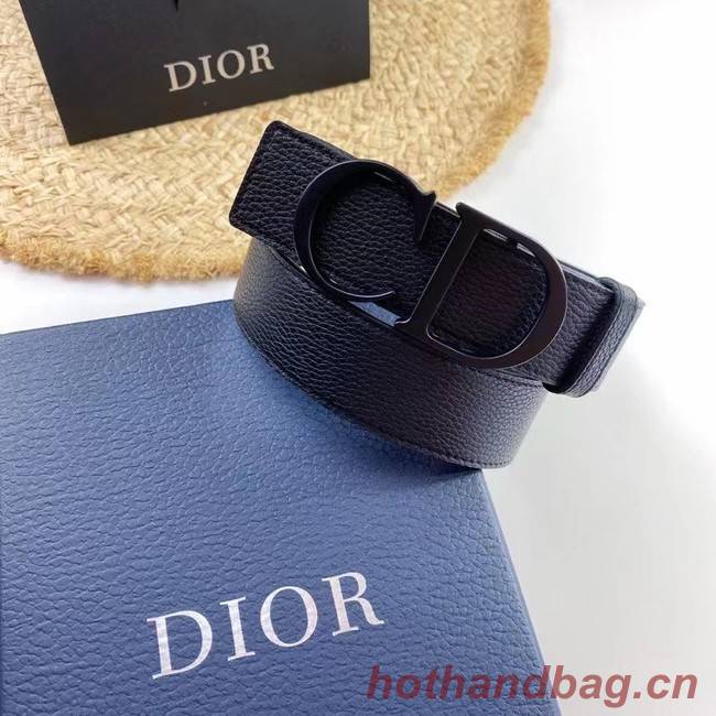 DIOR-ID BELT Raspberry Smooth Calfskin 35 MM B0111UM black