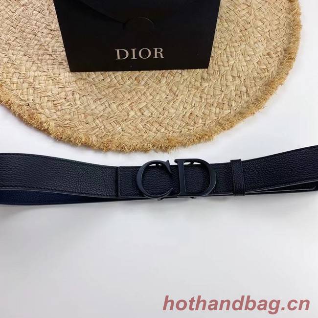 DIOR-ID BELT Raspberry Smooth Calfskin 35 MM B0111UM black