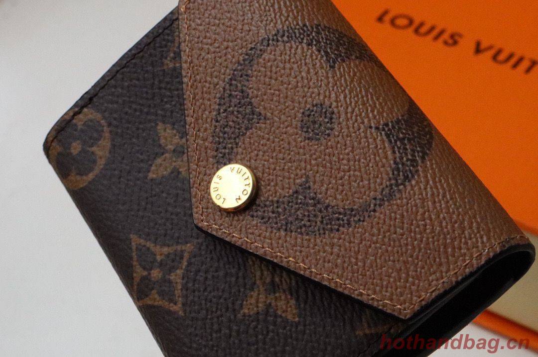 Louis Vuitton Monogram Canvas Zoe WALLET M80725 Brown