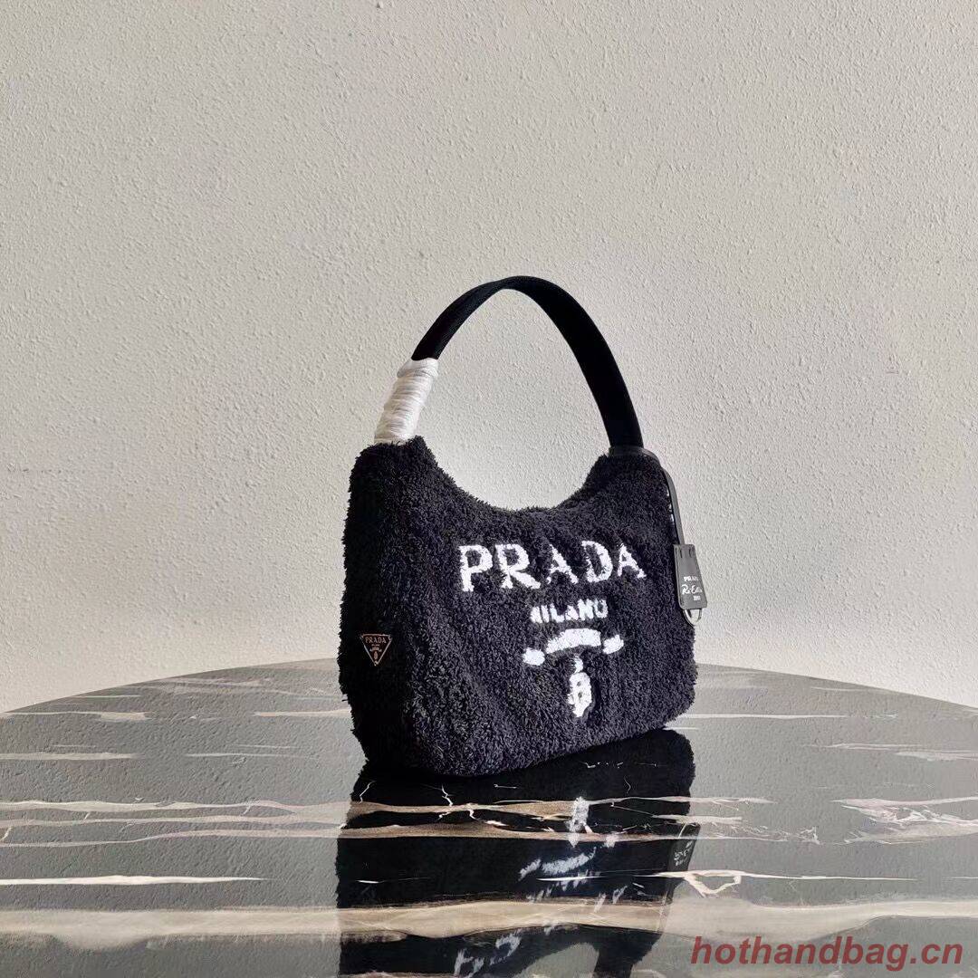 Prada Re-Edition 2000 terry mini-bag 1NE515 black