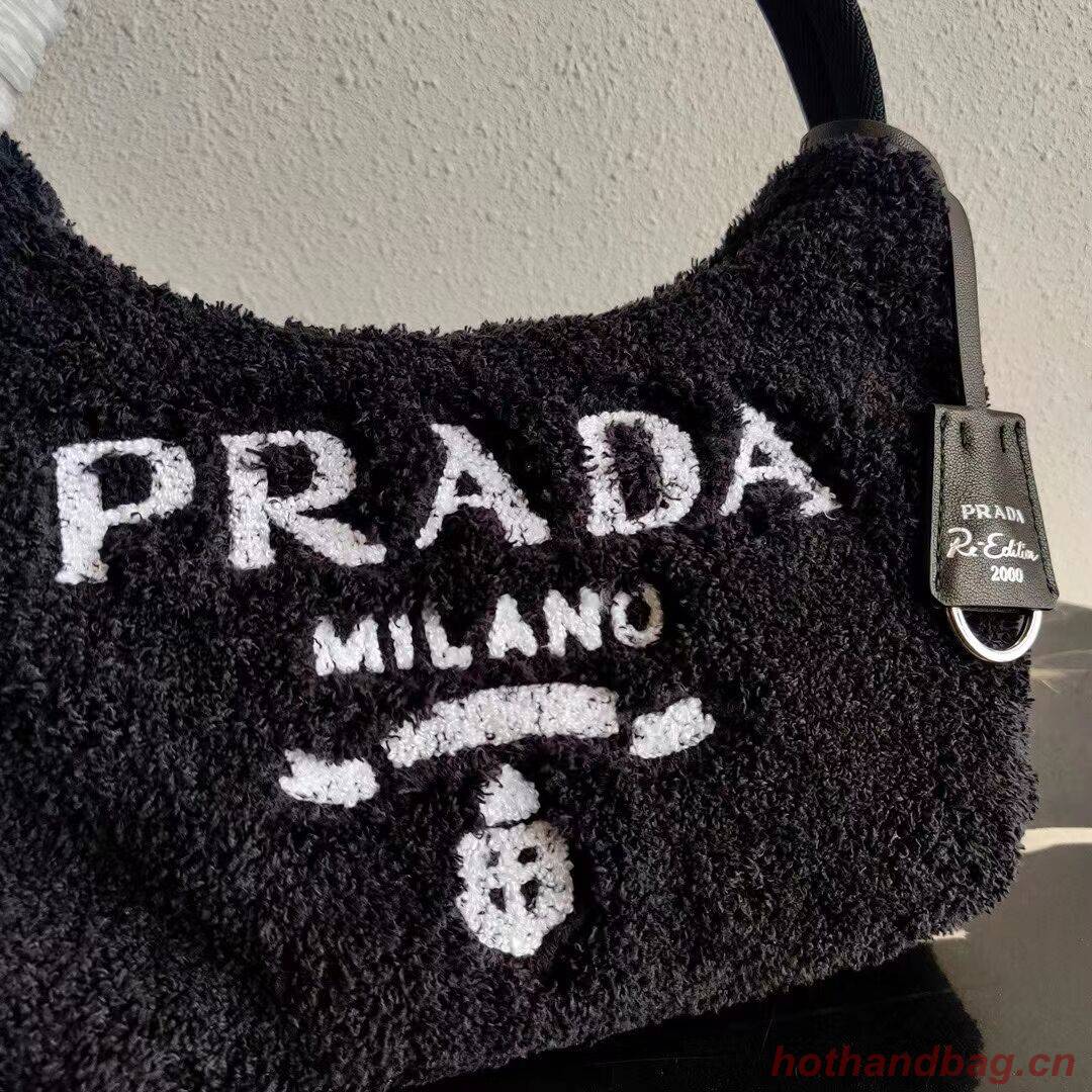 Prada Re-Edition 2000 terry mini-bag 1NE515 black