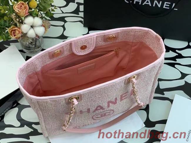 Chanel Shopping bag MM A67001 pink