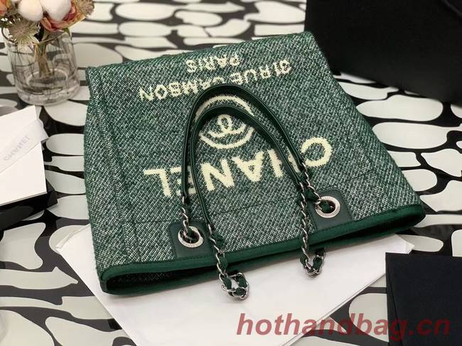 Chanel small Shopping bag A66940 green