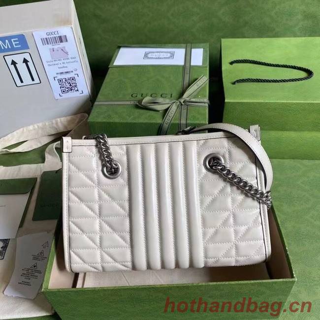 Gucci small leather shoulder bag 681483 white