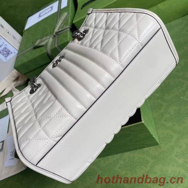 Gucci small leather shoulder bag 681483 white