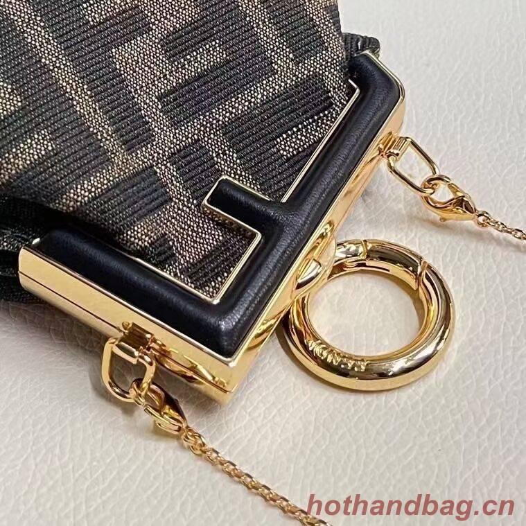 FENDI FIRST mini fabric bag 5FB2321 black