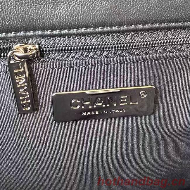 CHANEL Lambskin 19 Flap Bag AS1160 AS1161 black